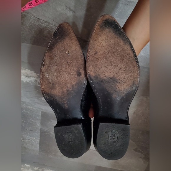 Dan Post Black Western Boots. Embroidery. Leather. Pointy Toes. Men 10.5D US - Picture 12 of 16